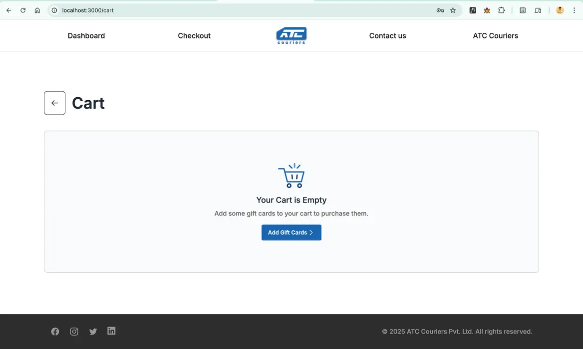 Cart Page