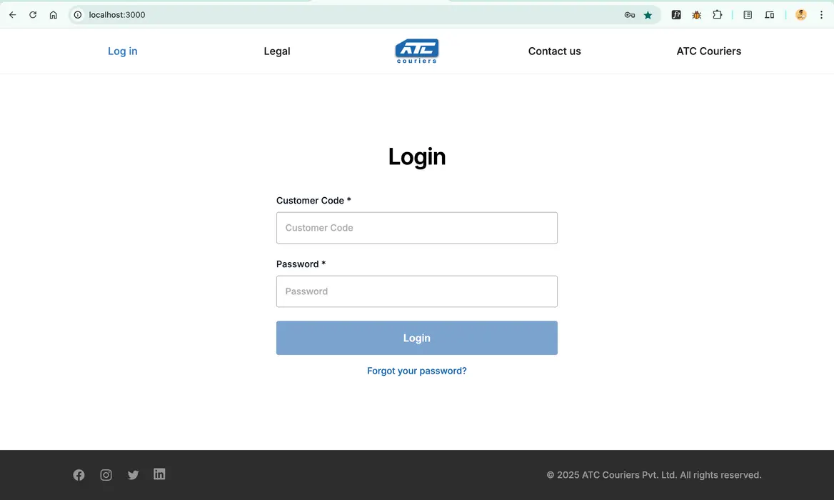 Login Page