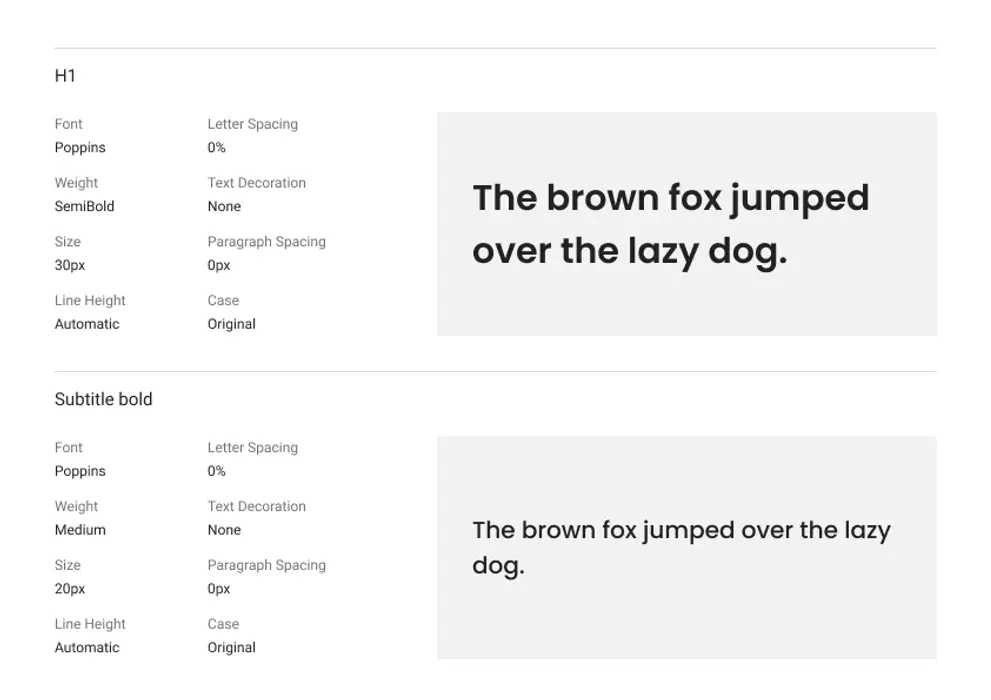 Typography Example 1